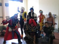 Kaka Extreme (back row, second from right) as Rikku from Final Fantasy X-2
