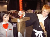 Mike (right) as Ichigo & Amber (left) as Rukia - both from Bleach