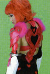 Eriko Sato posing in the Cutey Honey costume she will sport in the upcoming live action film