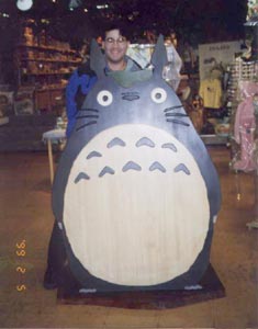 The Totoro sign we saw was smaller than this...